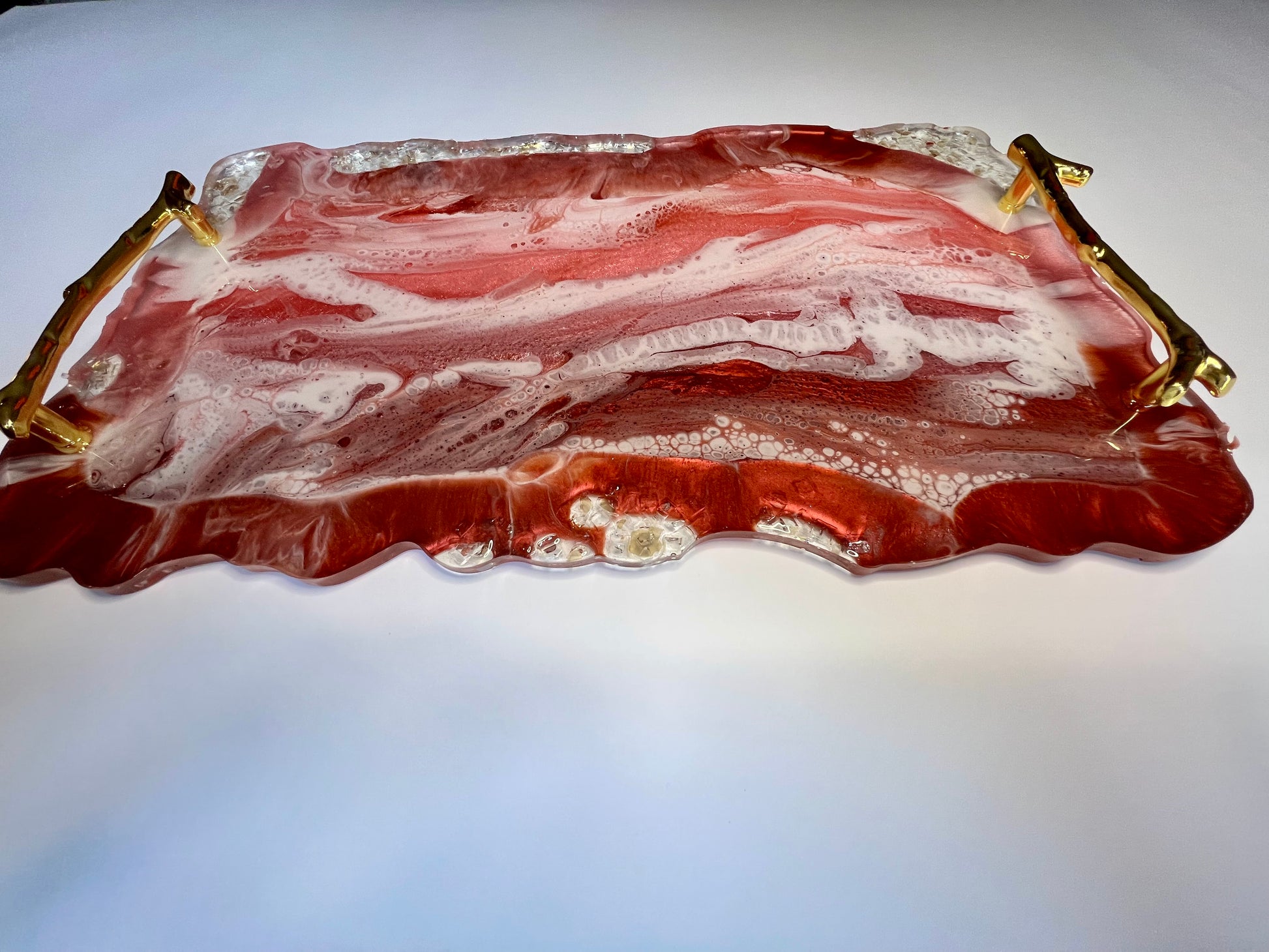 a piece of bacon sitting on top of a table